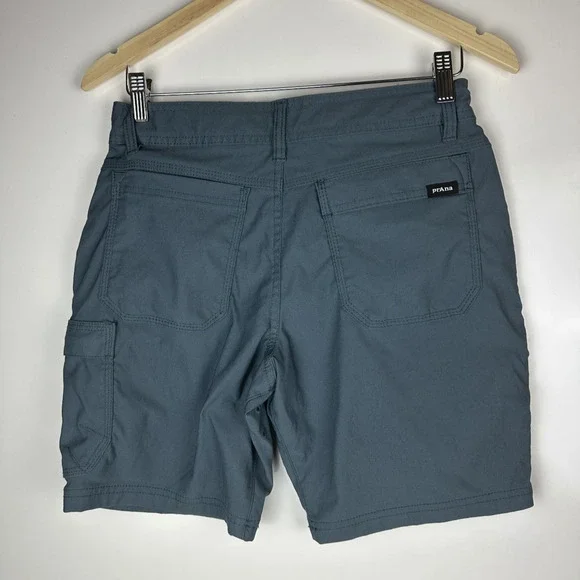 PrAna Men's Zion II Stretch 8" Cargo Shorts Outdoors Hiking UPF Blue Size 28 - Picture 11 of 13